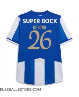 Günstige Porto Luuk de Jong #26 Heimtrikot 2025-26 Kurzarm